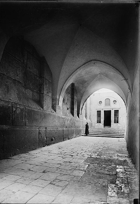 Хеврон. Внутренний вход и стена Ирода. 1900